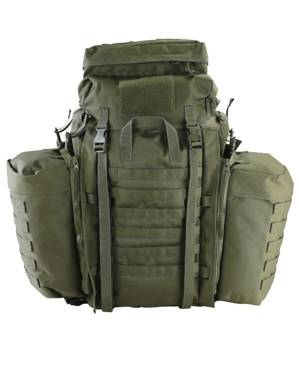 Kombat UK 90L Tactical Assault Pack Bag - Olive