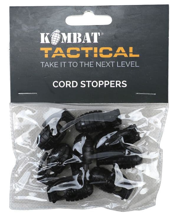 Kombat UK Grenade Cord Stoppers Set  Black