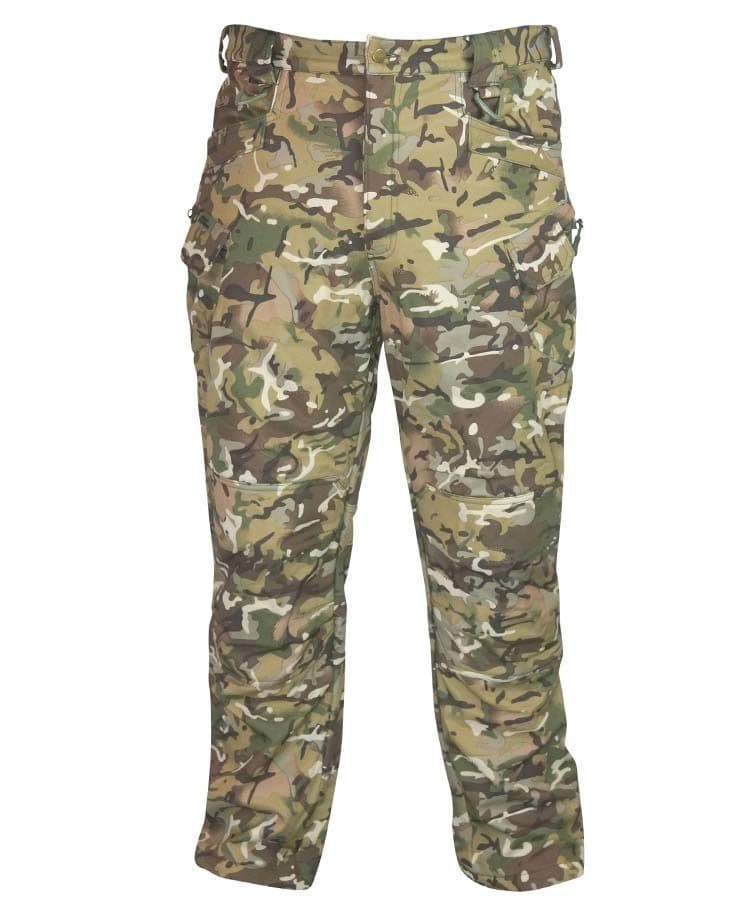Kombat UK Patriot Tactical Soft Shell Trousers in BTP Camo