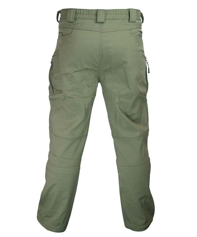 Kombat UK Patriot Tactical Soft Shell Trousers in Olive Green