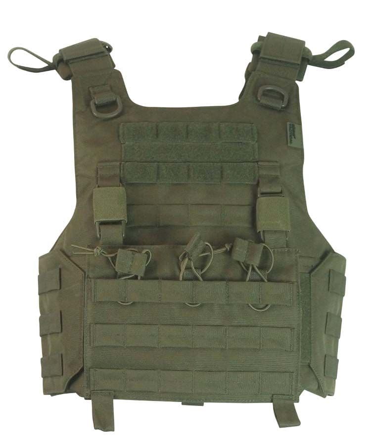 Kombat UK Raider Buckle-Tek Plate Carrier Vest - Olive