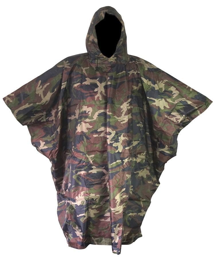 Kombat UK Ranger Poncho - US Woodland