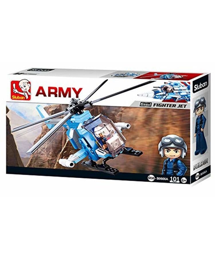 Kombat UK Sluban MH6 Helicopter Model Kit - B0666A
