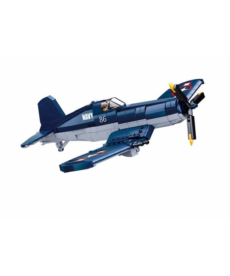 Kombat UK Sluban F4U Fighter Building Block Set - B1109