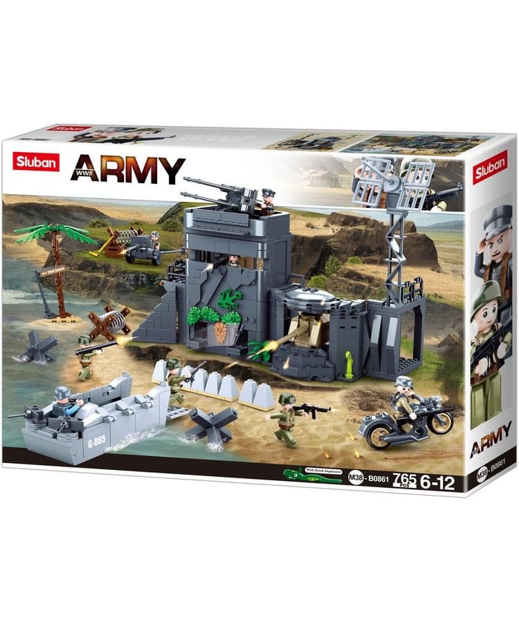 Kombat UK Sluban Bunker Battle Scene Building Block Set - B0861