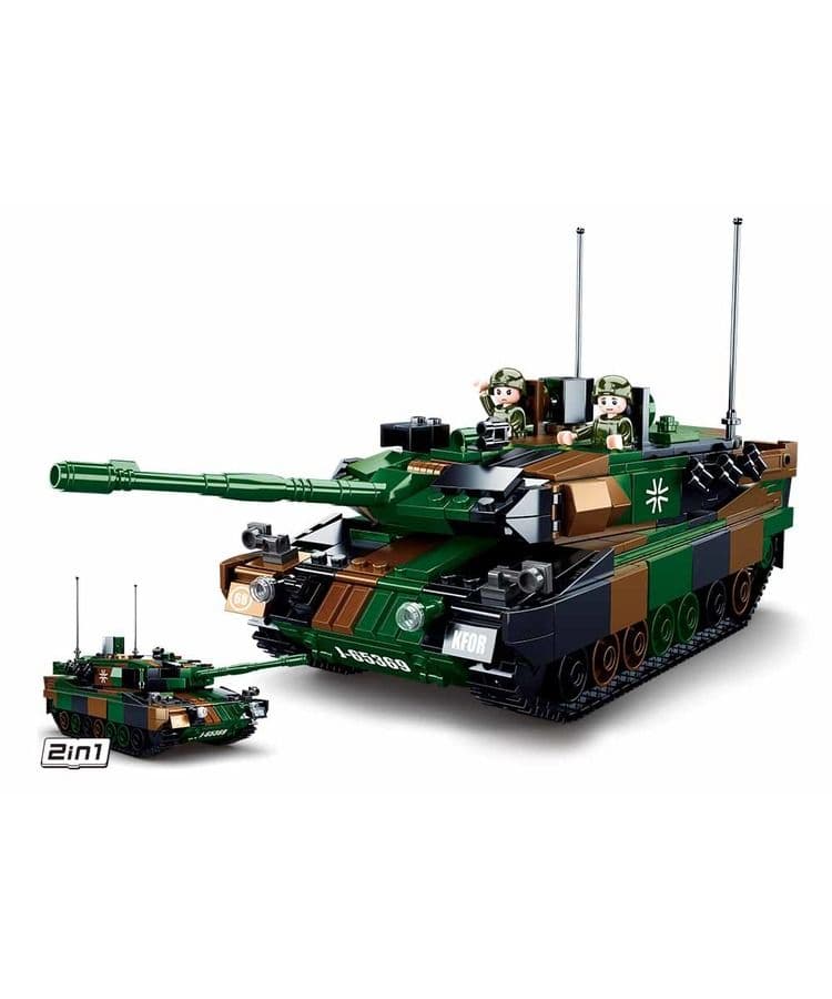 Kombat UK Sluban European Tank Building Blocks Set - B0839