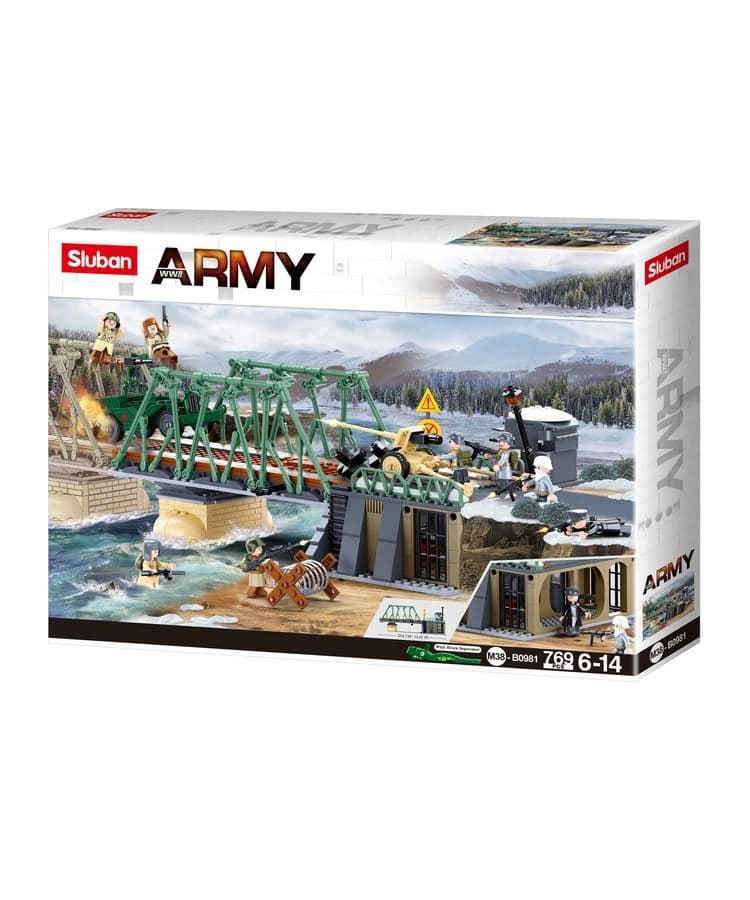 Kombat UK Sluban Battle of 1944 Building Blocks Set - B0981