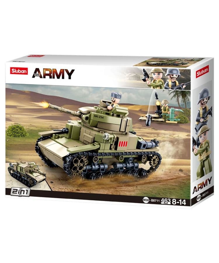 Kombat UK Sluban Medium Italian Tank Model Building Kit - B0711