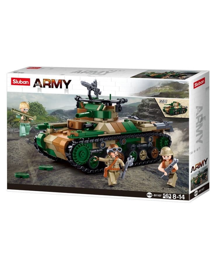Kombat UK Sluban Type 97 Tank - Building Block Set - B1107