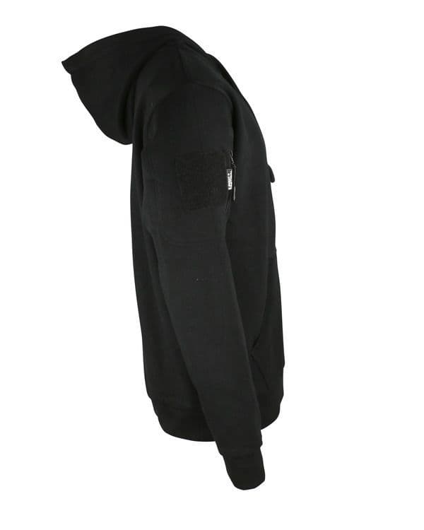 Kombat UK Spec-Ops Full Zip Hoodie in Black
