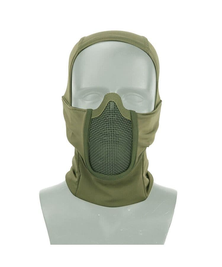 Kombat UK Tactical Operators Mesh Balaclava Face Mask - Olive