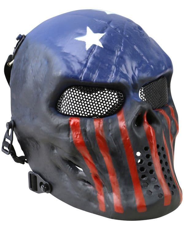Kombat UK Tactical Skull Mesh Face Mask - USA