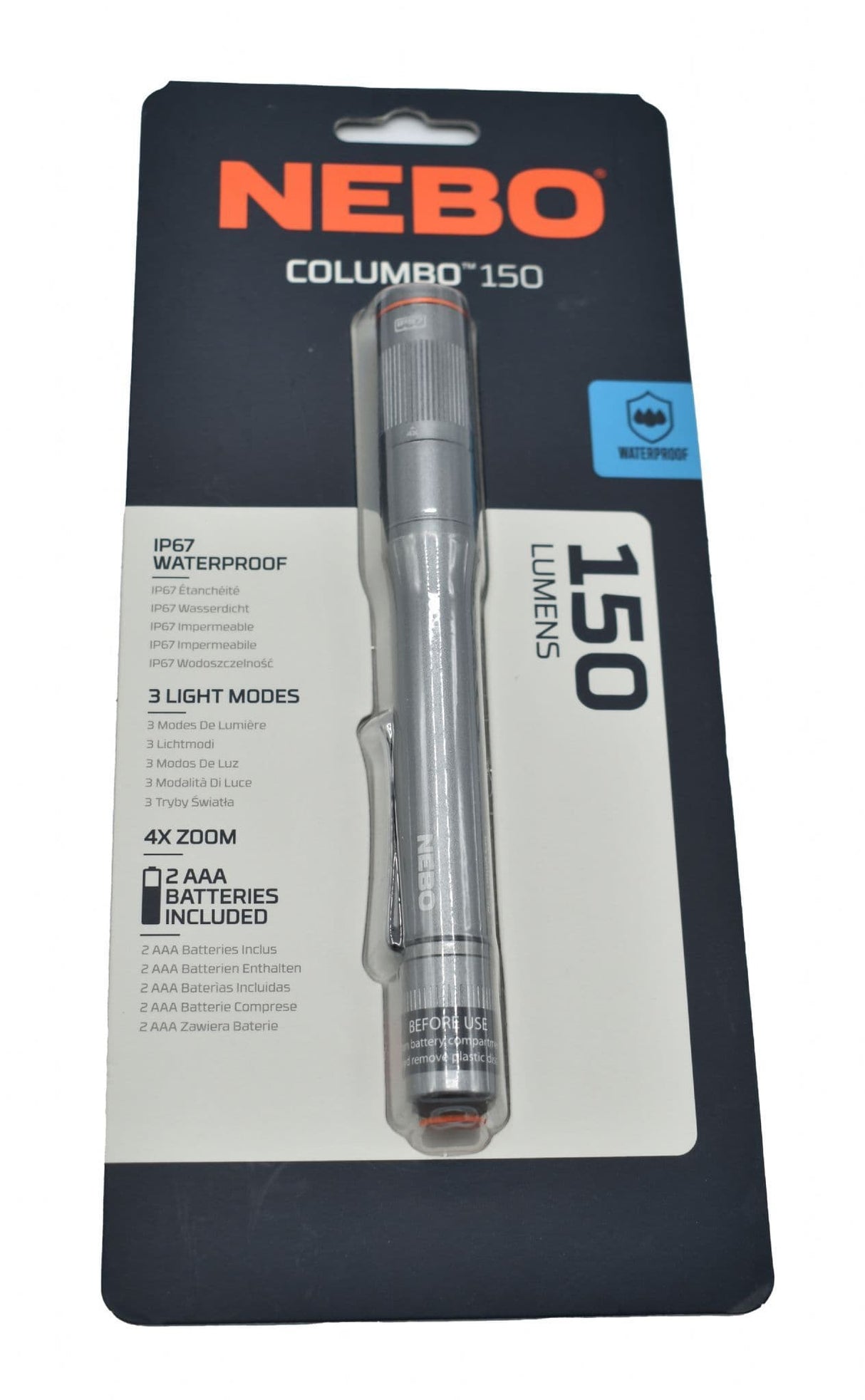 Nebo Columbo 150 Lumen Compact Pocket Pen Light