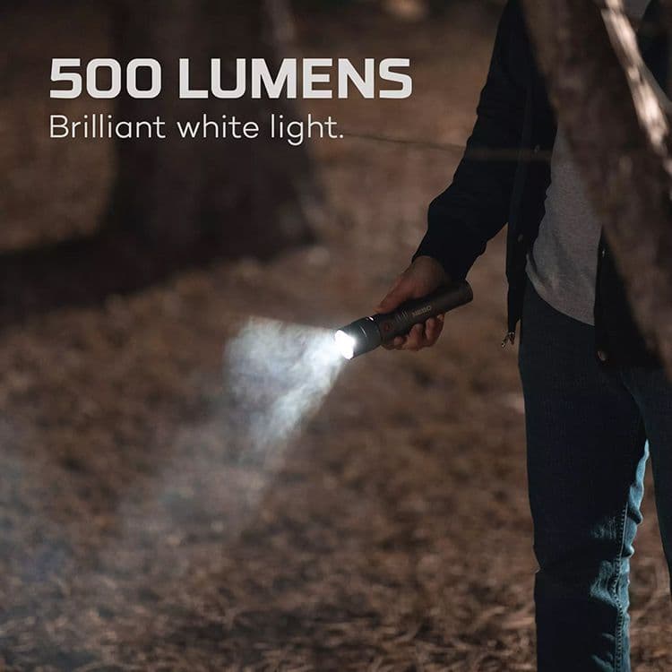 Nebo Franklin Slide Rechargeable 500 Lumen Dual Flashlight and Work Light