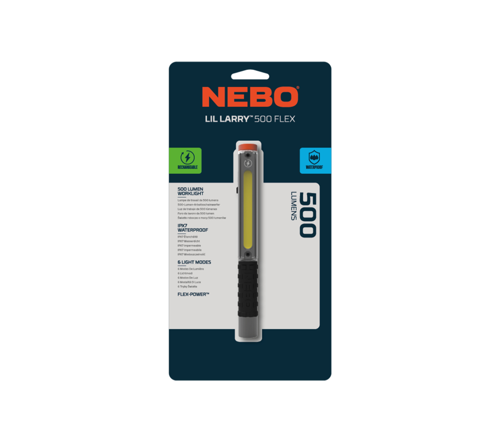 Nebo Lil Larry 500 Flex Work Light - Multi-functional