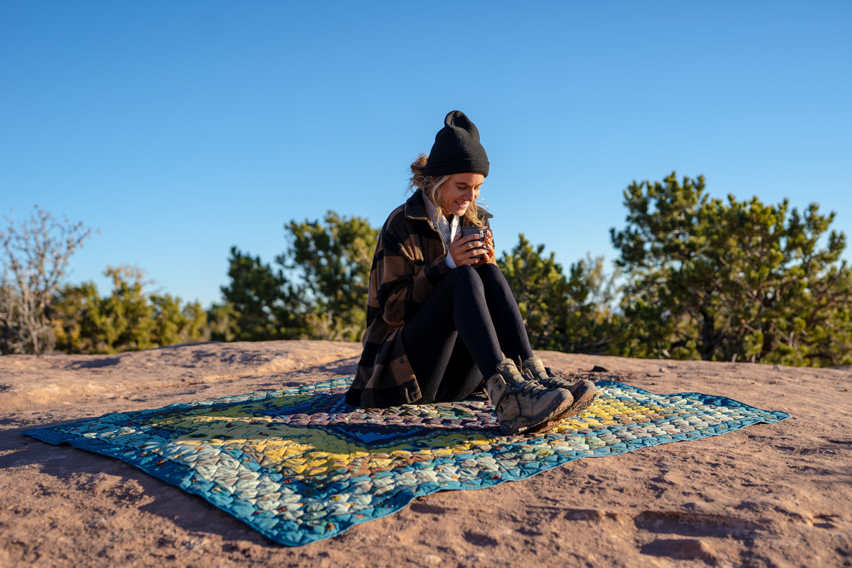 Kelty Jeanie's Blanket Stormy Blue