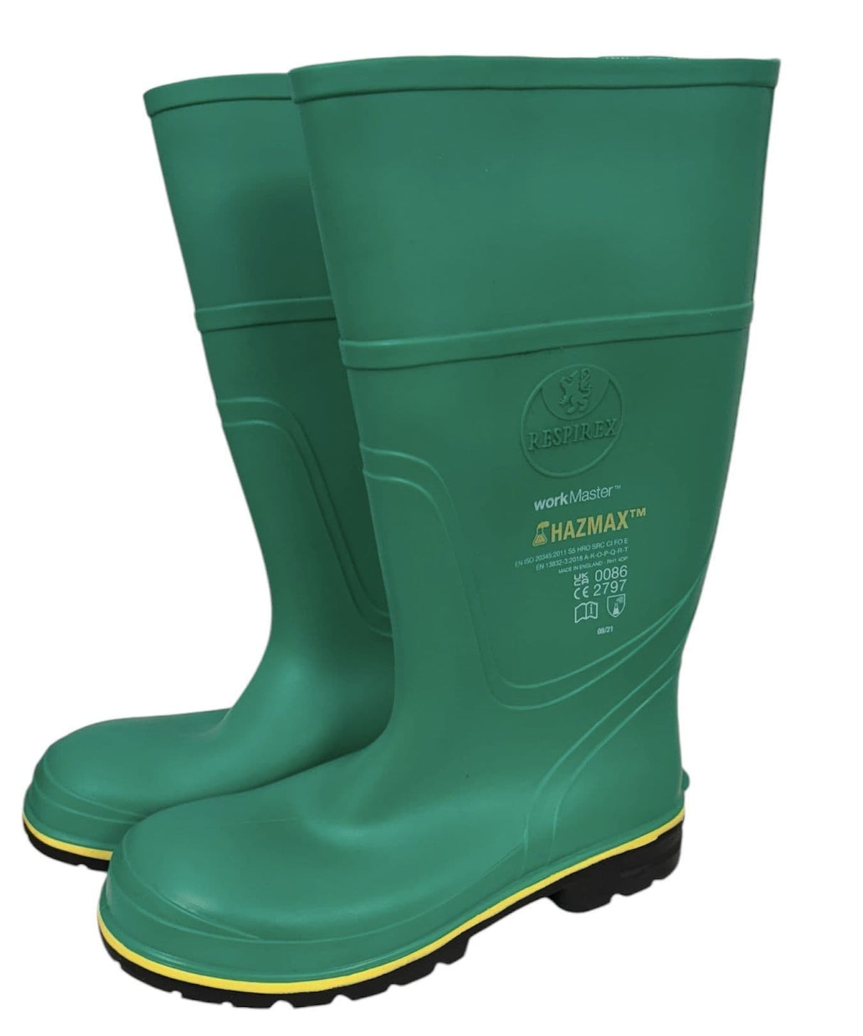 Respirex Hazmax Chemical Protection Steel Toe Boots - Brand New