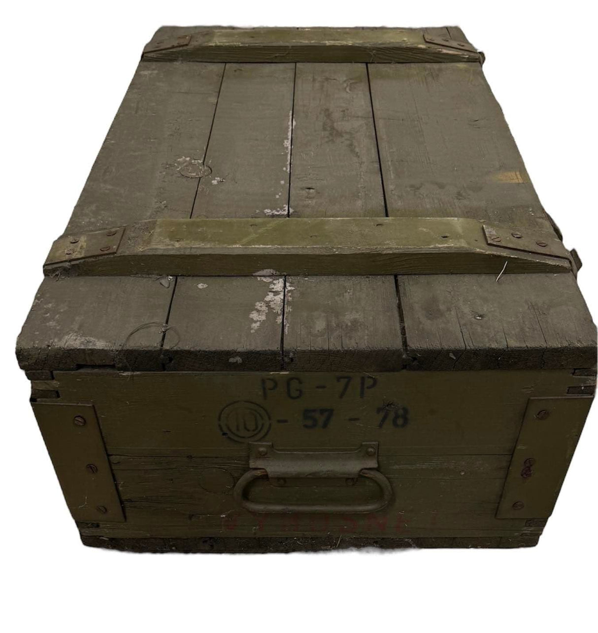 Soviet Military Large Wooden Ammo Box Crate V4