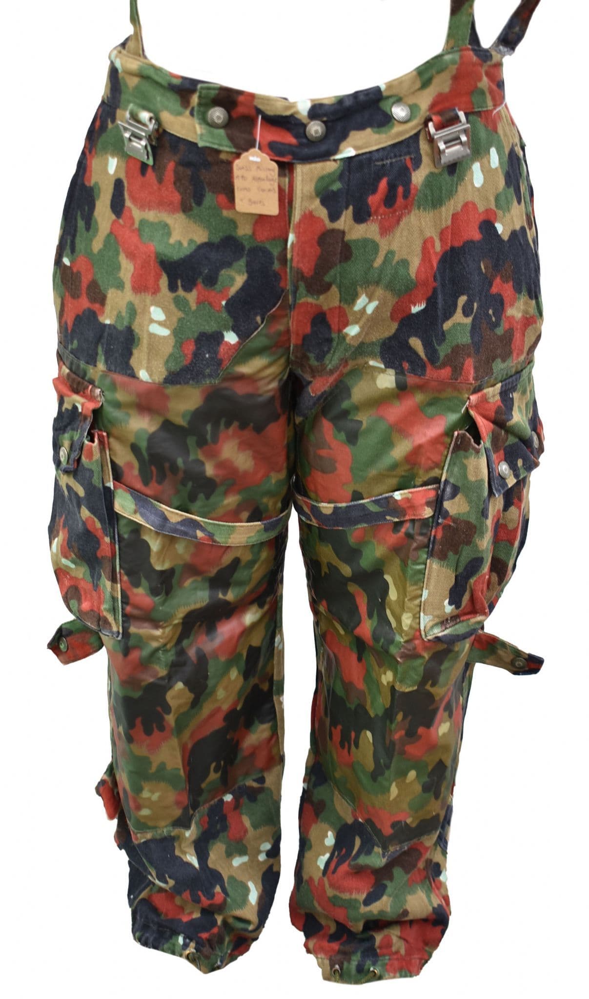 Swiss Military M70 Alpenflage Camo Trousers & Braces