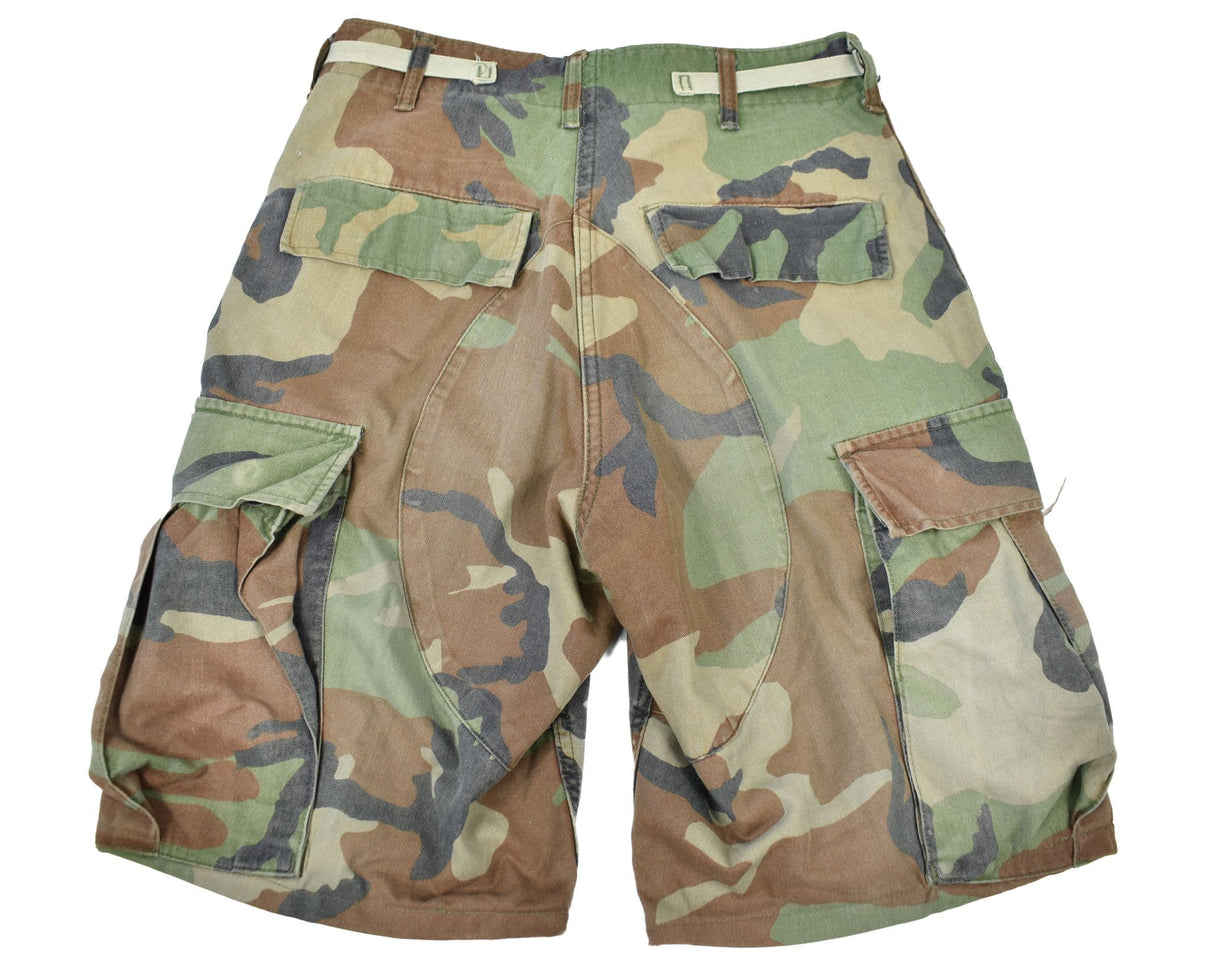US Military Surplus Woodland Camo Shorts