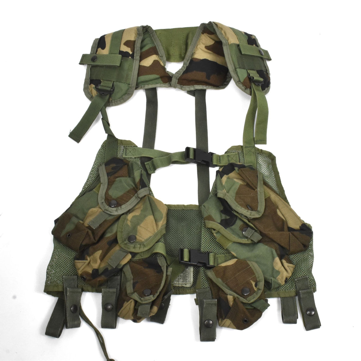 US Webbing Tactical Load Bearing DPM Vest