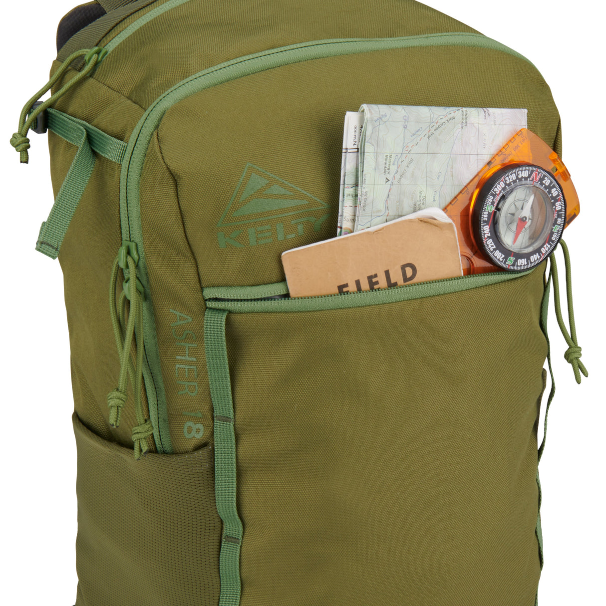 Kelty Asher 18L Backpack Bag - Winter Moss