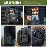 Maxpedition FR-1 Combat Black Medical Pouch