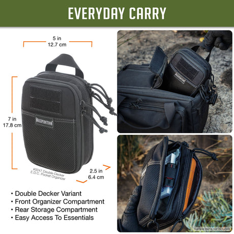 Maxpedition Double-Decker E.D.C. Khaki Pocket Organiser