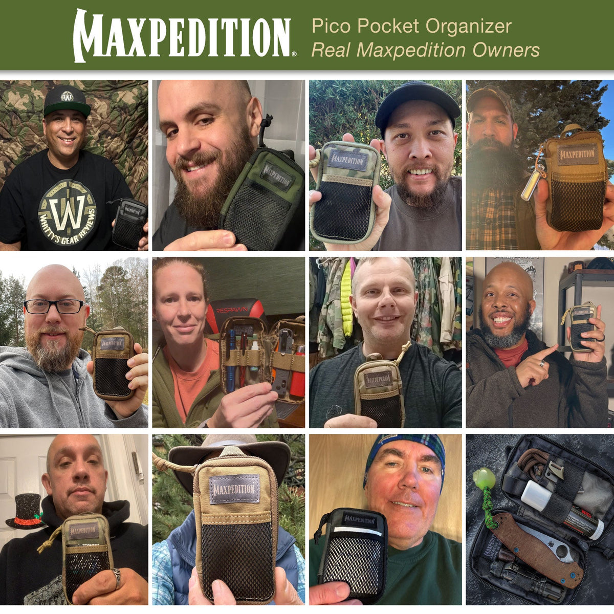 Maxpedition Pico Khaki Pocket Organiser