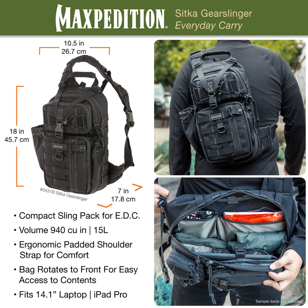 Maxpedition Sitka Khaki Foliage Gearslinger