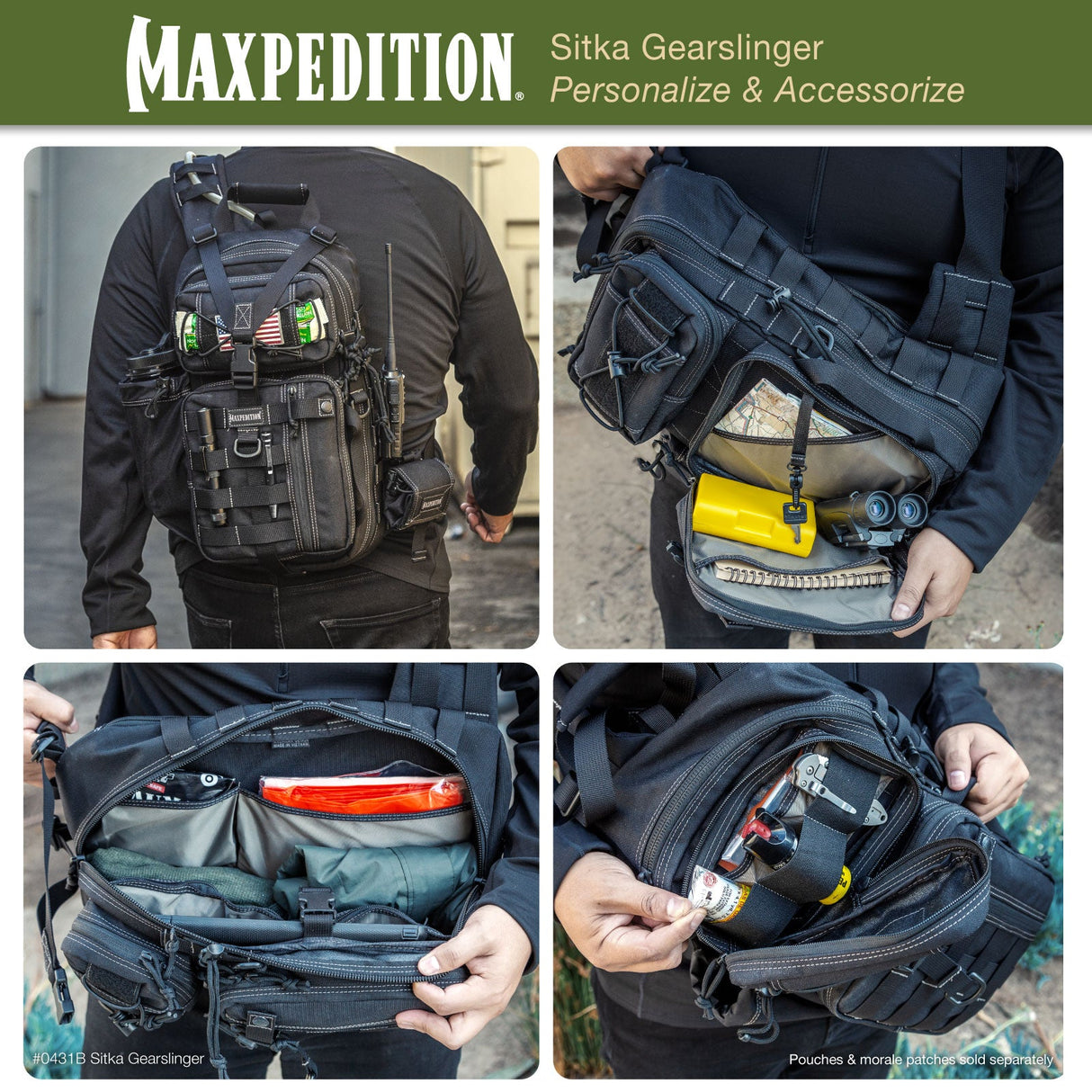 Maxpedition Sitka Khaki Foliage Gearslinger