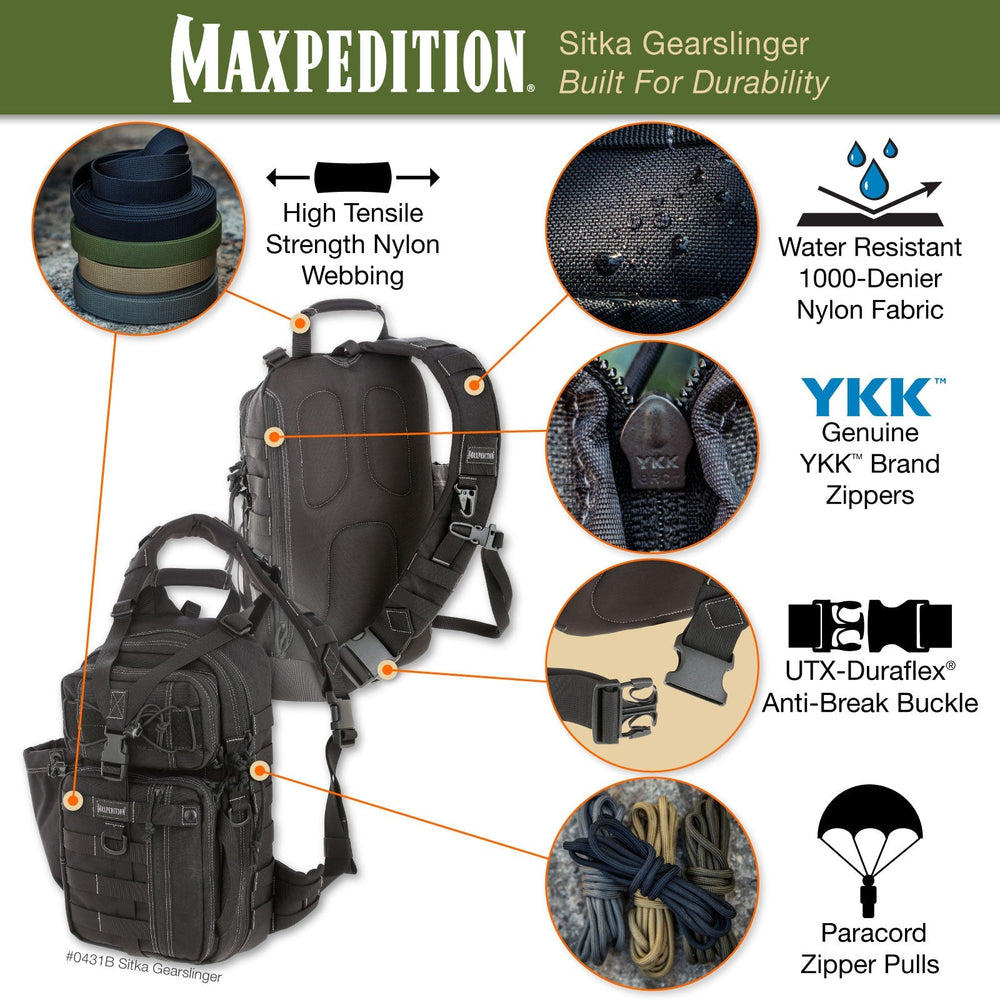 Maxpedition Sitka Khaki Gearslinger