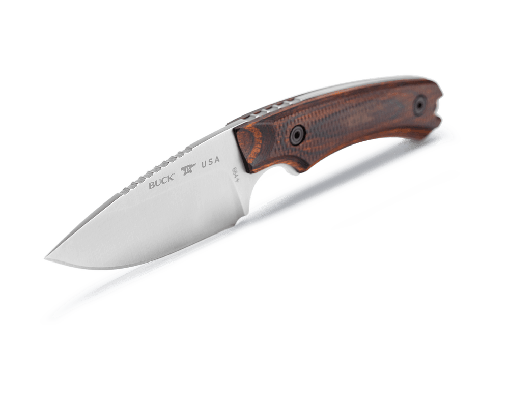 Buck 664 Alpha Hunter Pro Fixed Blade Knife - Walnut DymaLux
