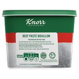 1kg Knorr Professional Gluten Free Beef Paste Bouillon - Bulk Food Ration Storage