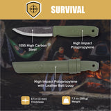 Condor Terrasaur Fixed Blade Knife Army Green