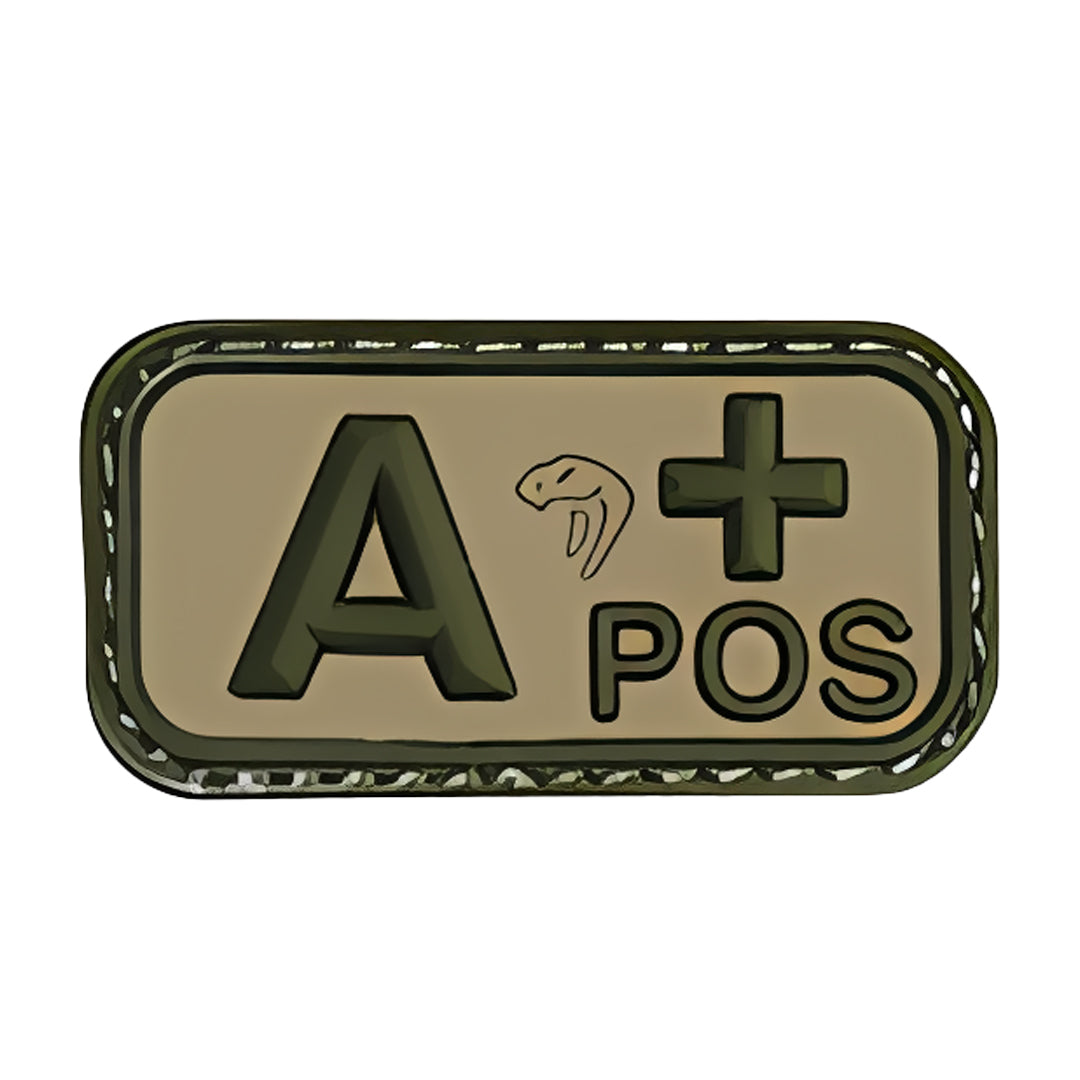 Viper A Positive Green Blood Group Patch