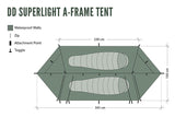 DD Hammocks SuperLight - A-Frame Tent