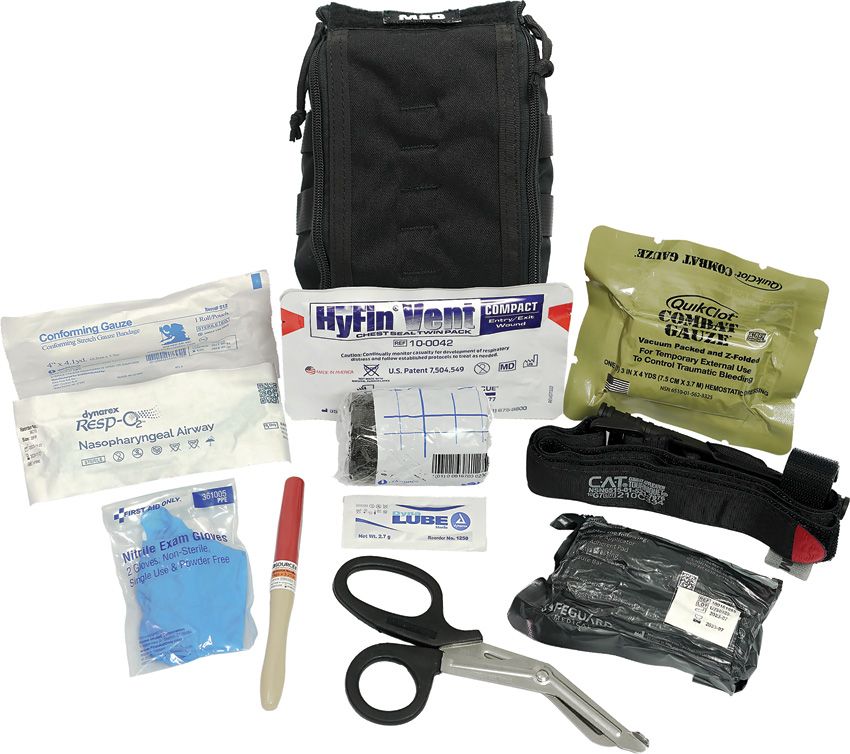 Elite First Aid Patrol Trauma Kit Pro Black