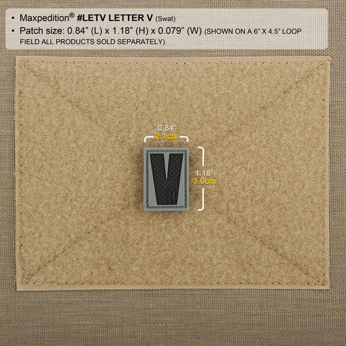Maxpedition Letter V Swat Patch