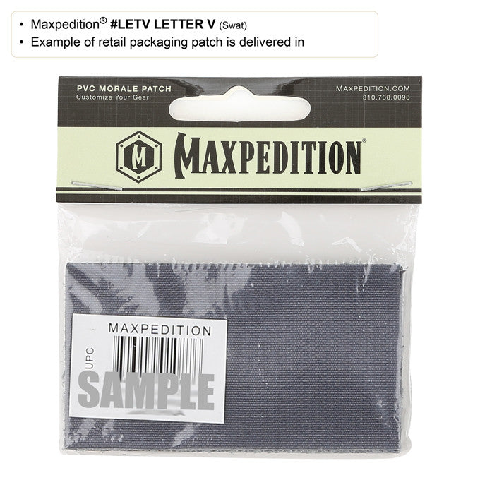 Maxpedition Letter V Swat Patch