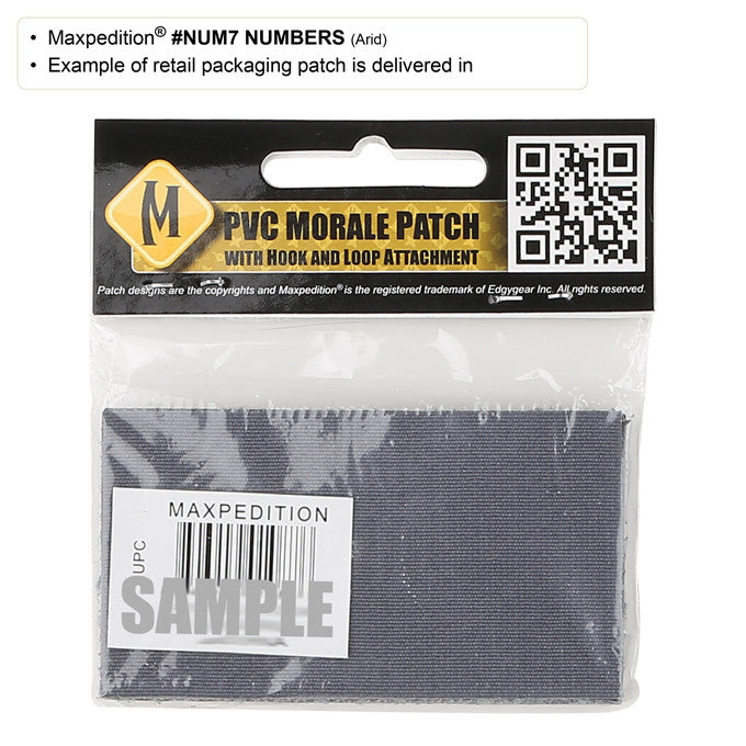 Maxpedition Number 7 Arid Patch