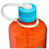 Nalgene 32oz / 1L Tritan Sustain Narrow Mouth Bottle Flame - Blue Atoll Cap