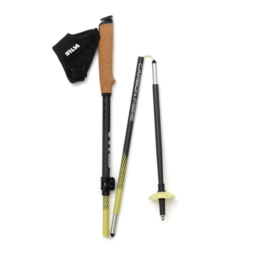 Silva Running Carbon Poles Z Adjustable 120-140cm