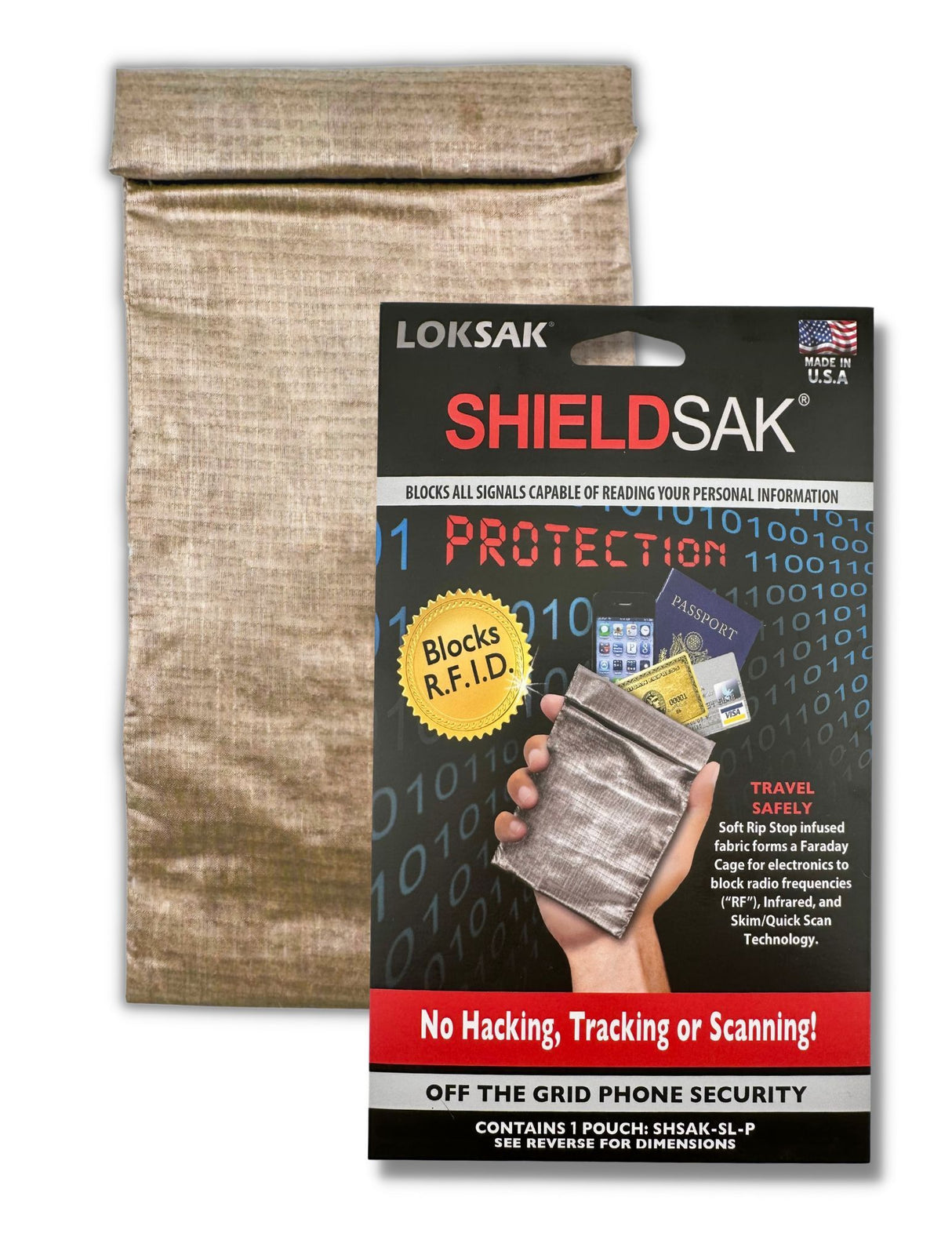 Loksak Shieldsak RF Phone & Passport Pouch