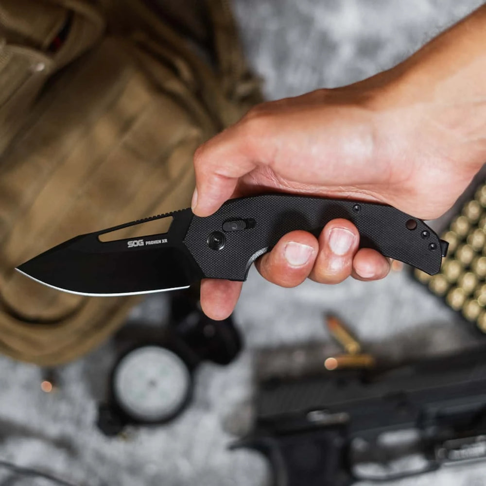 SOG Prohen XR Black Folding Knife