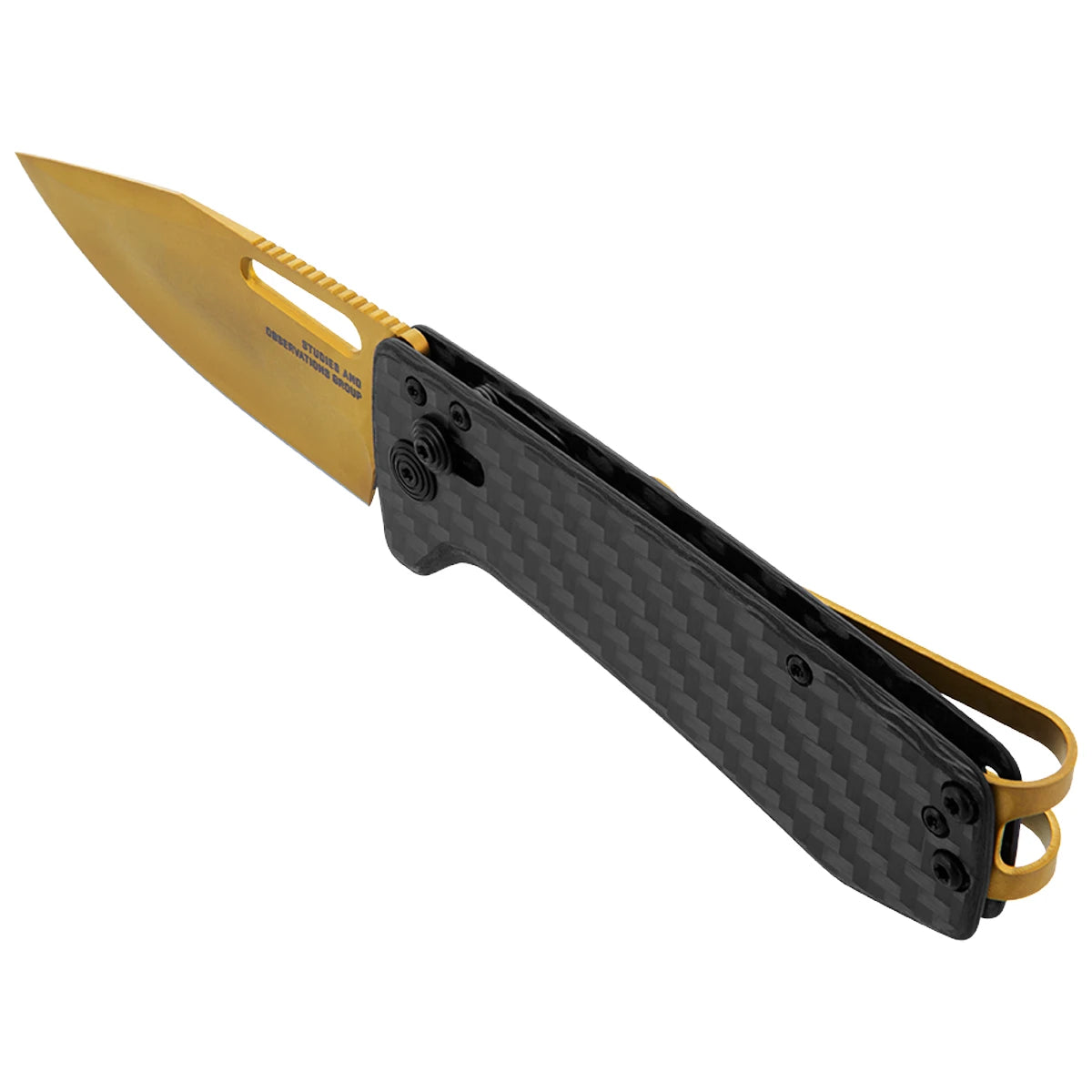 SOG Ultra XR Carbon Gold Folding Knife
