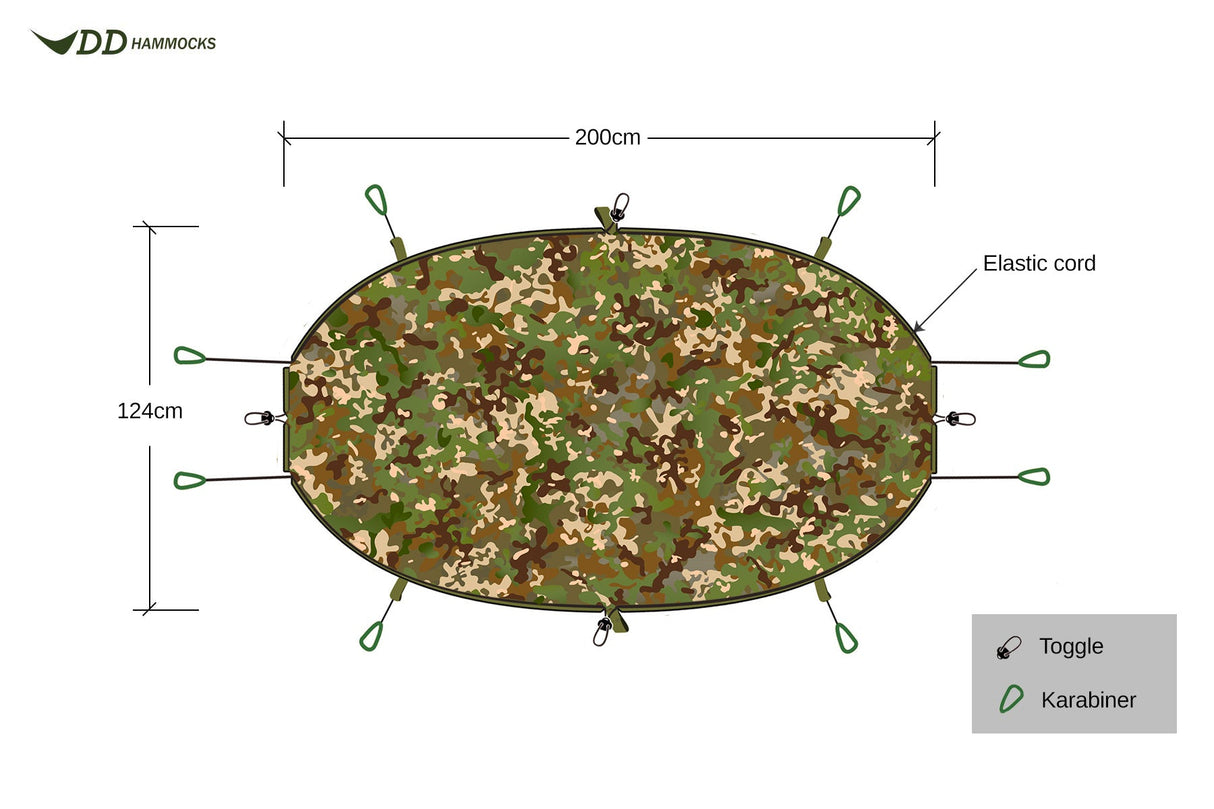DD Hammocks Underblanket - Multicam