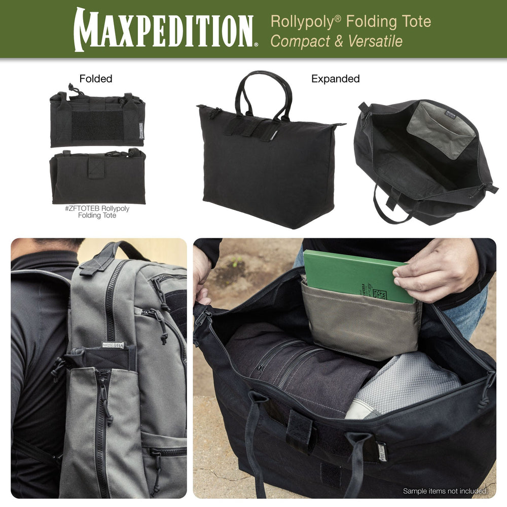 Maxpedition ROLLYPOLY Wolf Grey Folding Tote