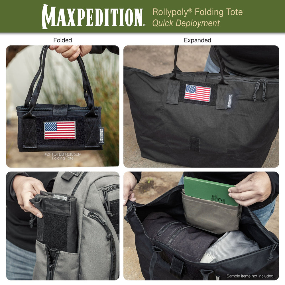 Maxpedition ROLLYPOLY Wolf Grey Folding Tote