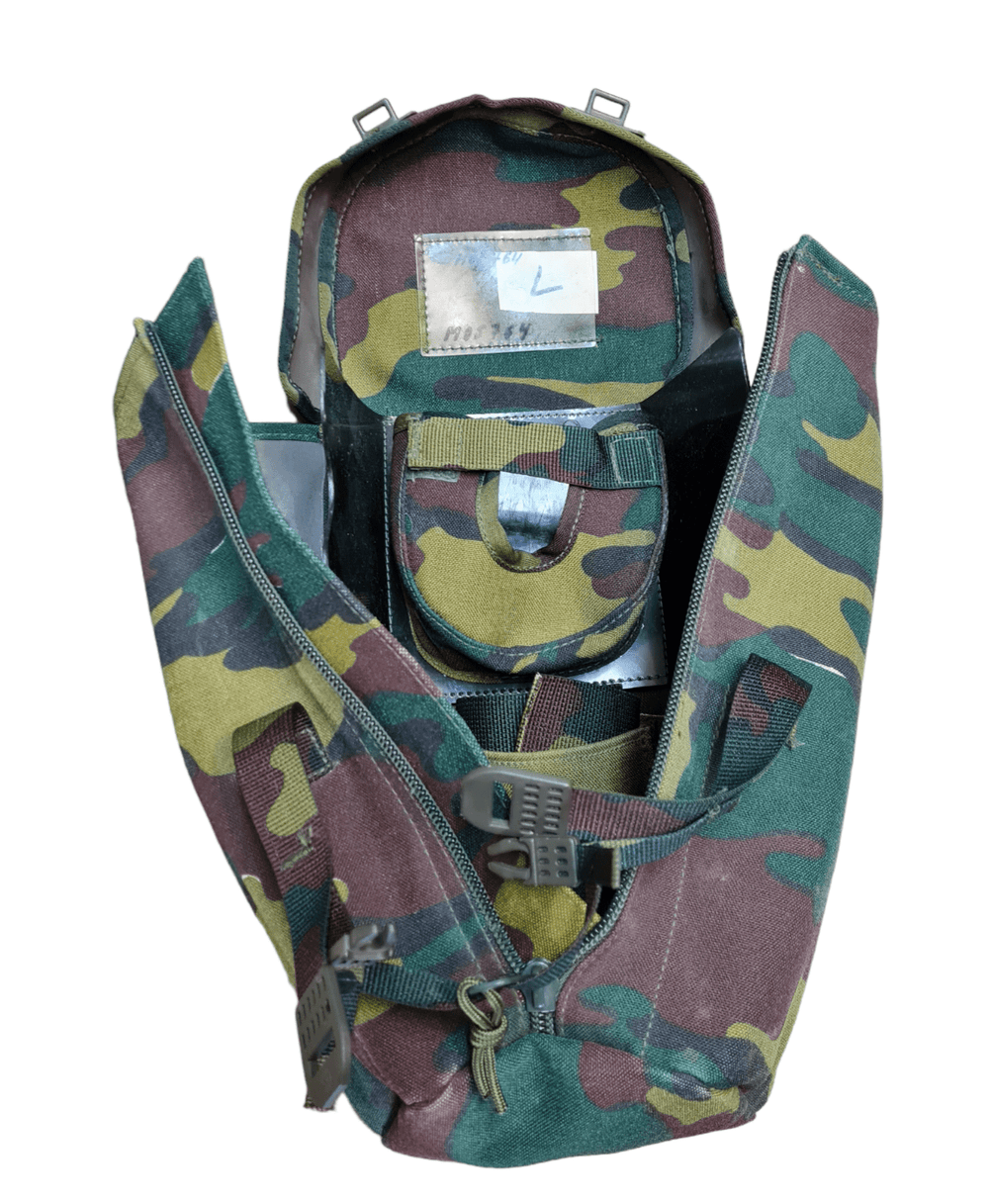 Belgium Military Bem 4 GP Gas Mask Respirator, Filter & Bag